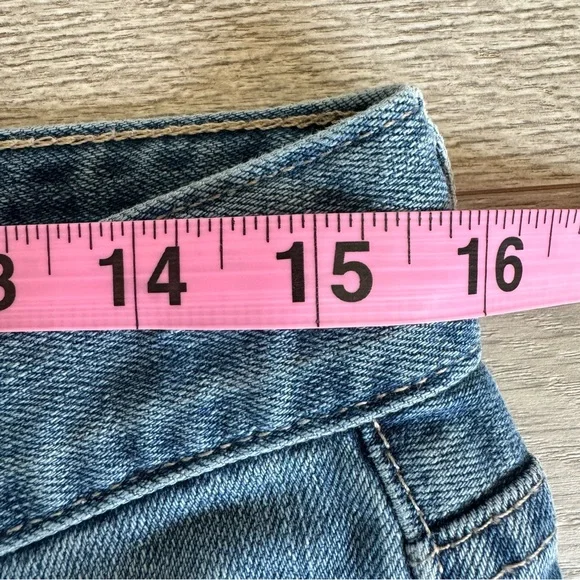 AG Adriano Goldschmied The Nikki Relaxed Skinny Denim Jean Shorts Blue Size 28 - Picture 8 of 14